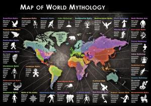 1a Map of world Mythology