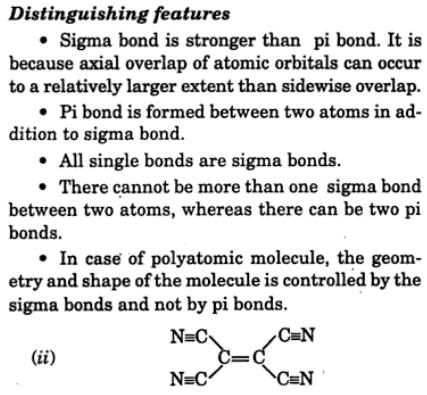The difference between sigma bond and pi bond?   answers