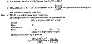 6 For aqueous solution of NH4Cl prove