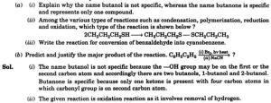 8 explain why butanol is not specific but butanone is