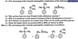 9 Give increasing order towards electrophilic substitution