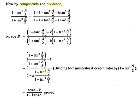 49b Componendo Dividendo Trigonometry